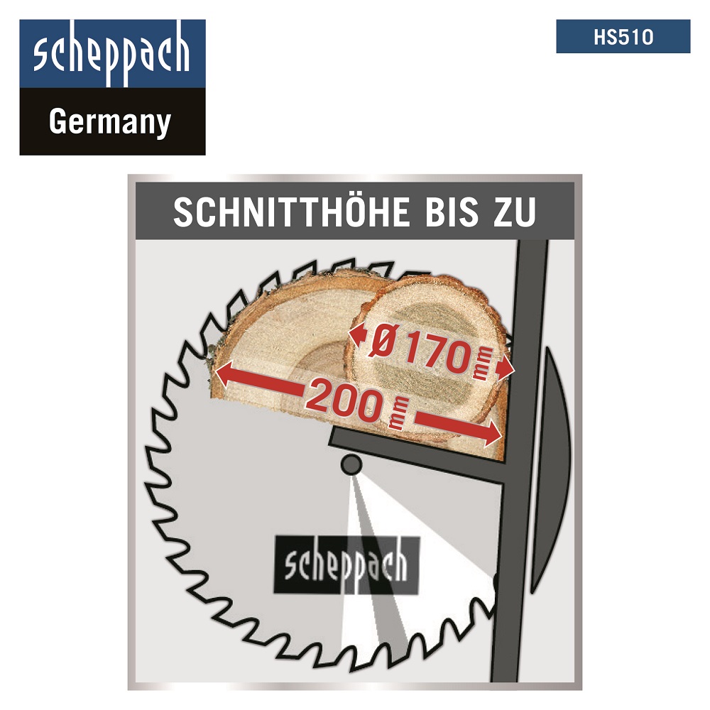 Scheppach Wippkreissäge HS510