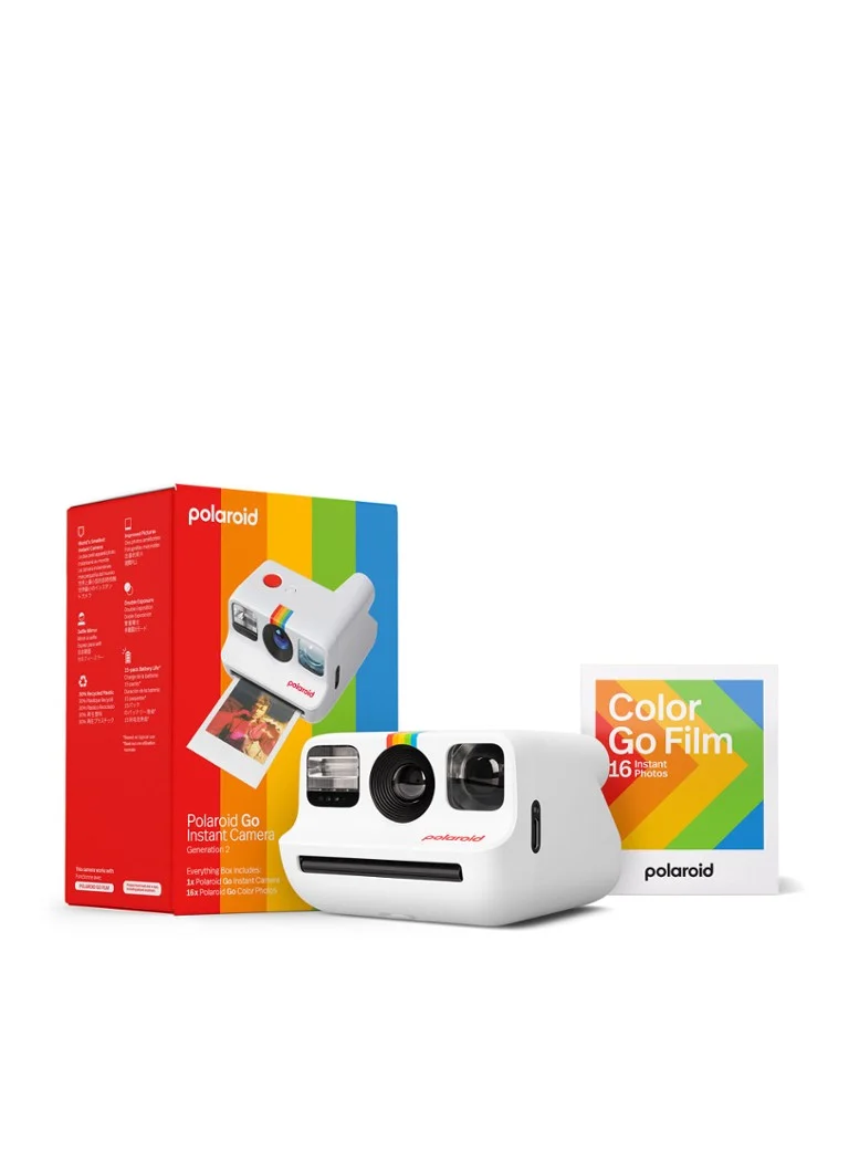 Cutia Polaroid Everything, aparatul foto instantaneu Polaroid Go de a doua generație