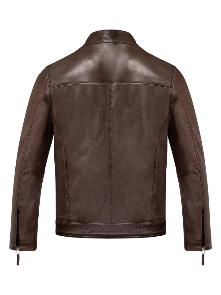 Amaci&Sons Lederjacke CICERO in Braun günstig kaufen