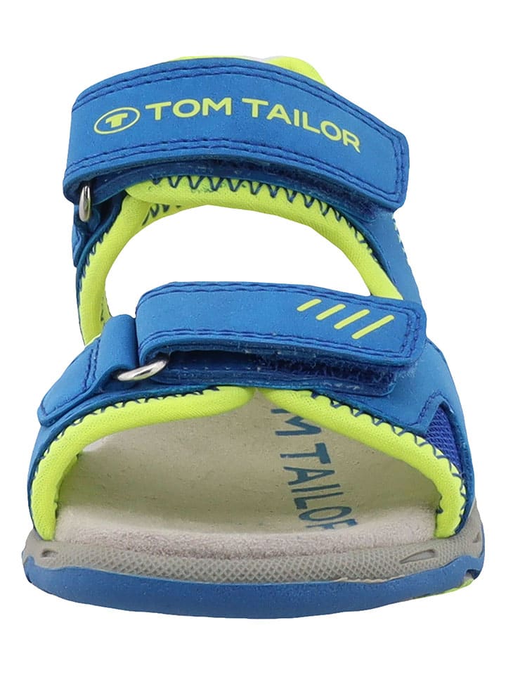Tom Tailor Sandalen in Blau/ Gelb günstig kaufen