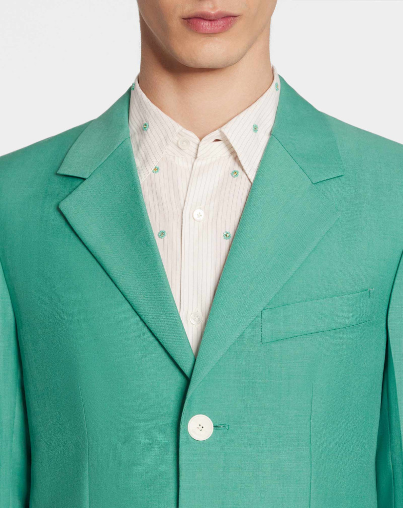 VESTE 3 BOUTONS POCHES PLAQUÉES