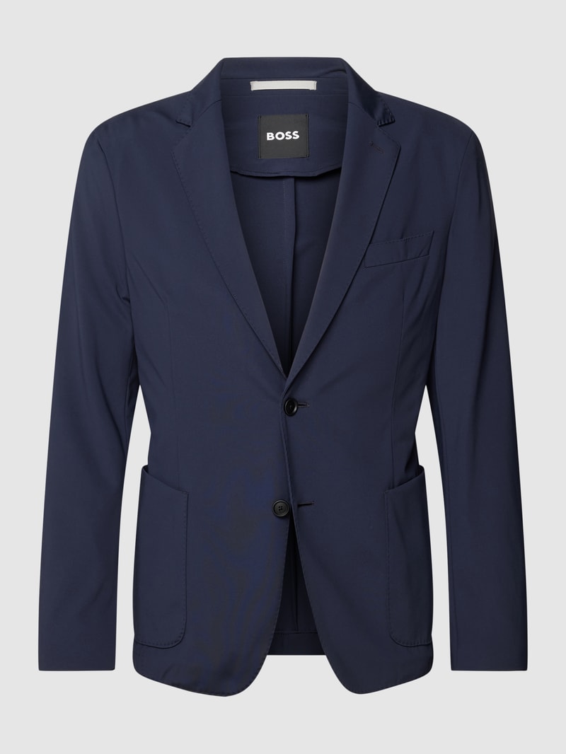 2-Knopf-Sakko mit Kissing Buttons Modell 'Hanry' in marineblau