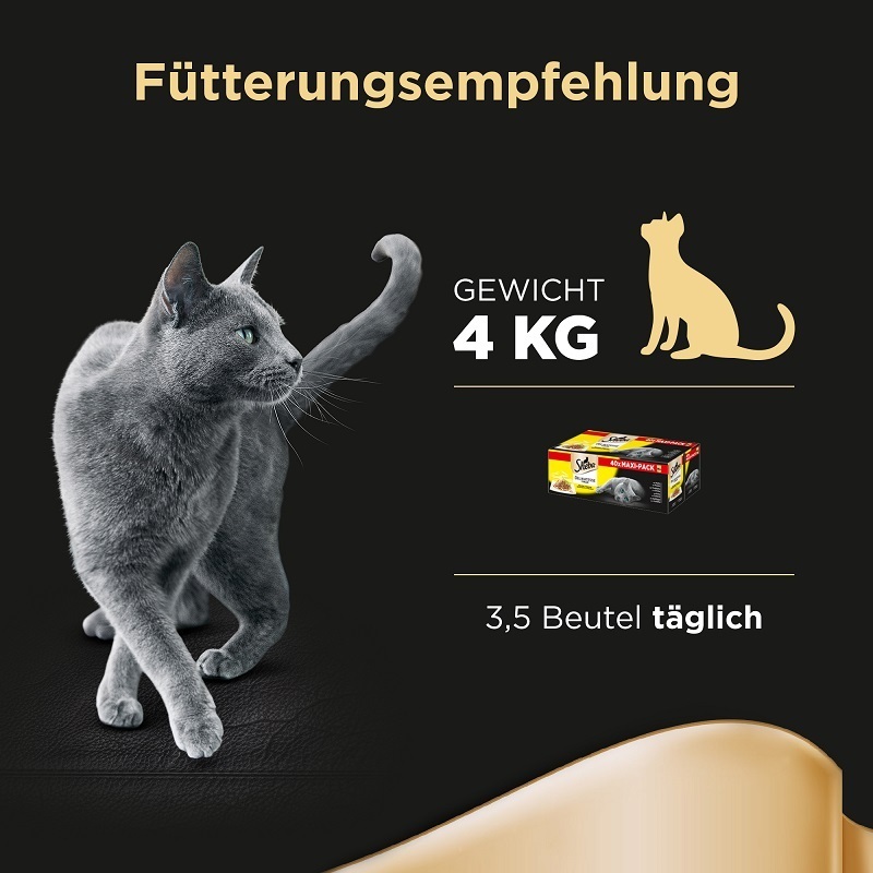 Sheba Nassfutter Sheba Delikatesse in Gelee 40x85g