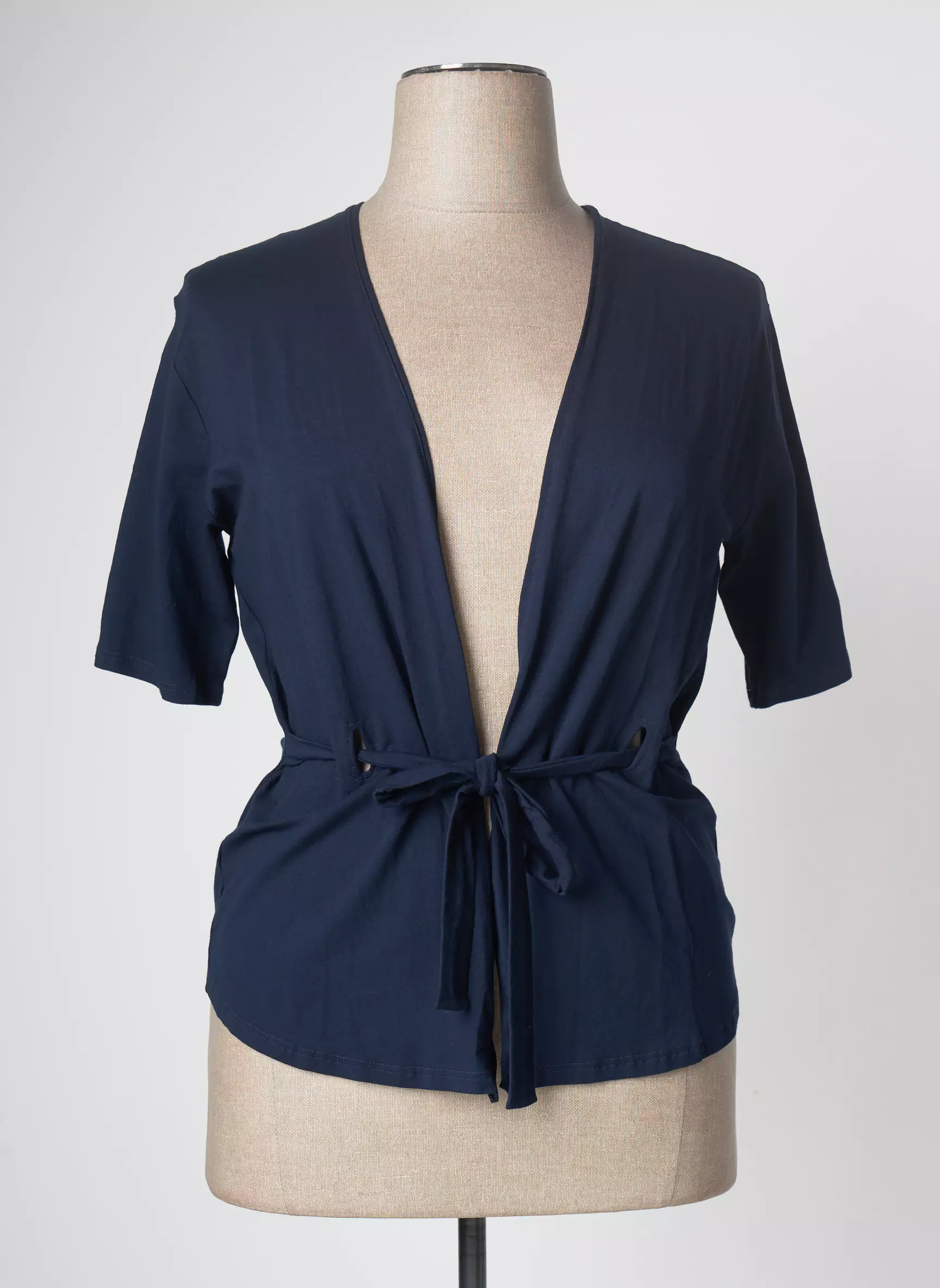 Claude De Saivre Gilets Manches Courtes Femme couleur bleu