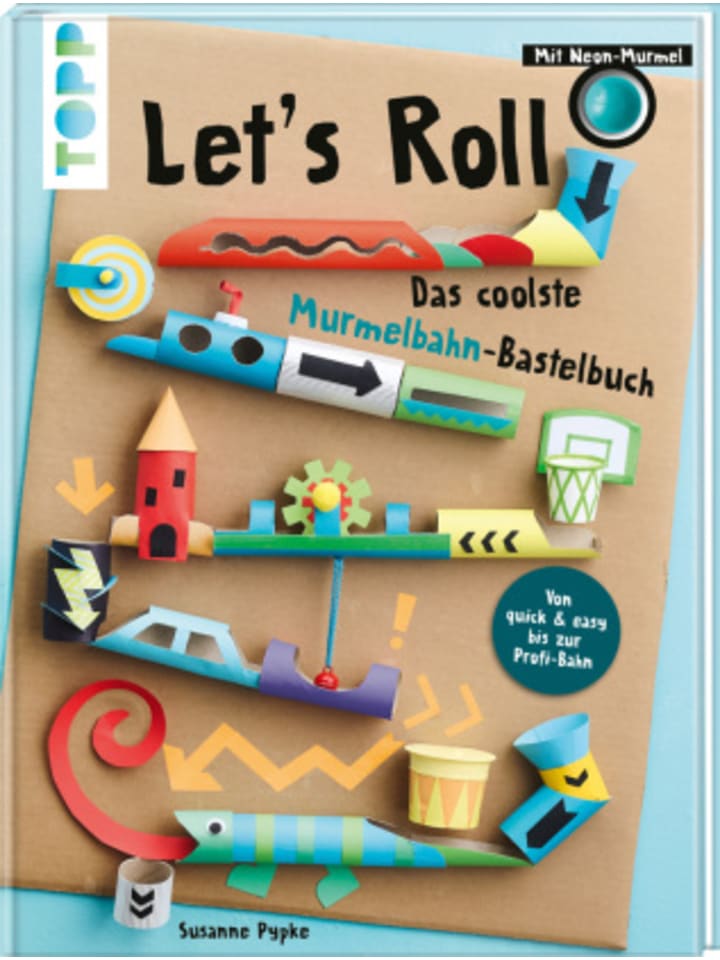 Frech Buch - Let's Roll - Das coolste Murmelbahn-Bastelbuch günstig kaufen onesize