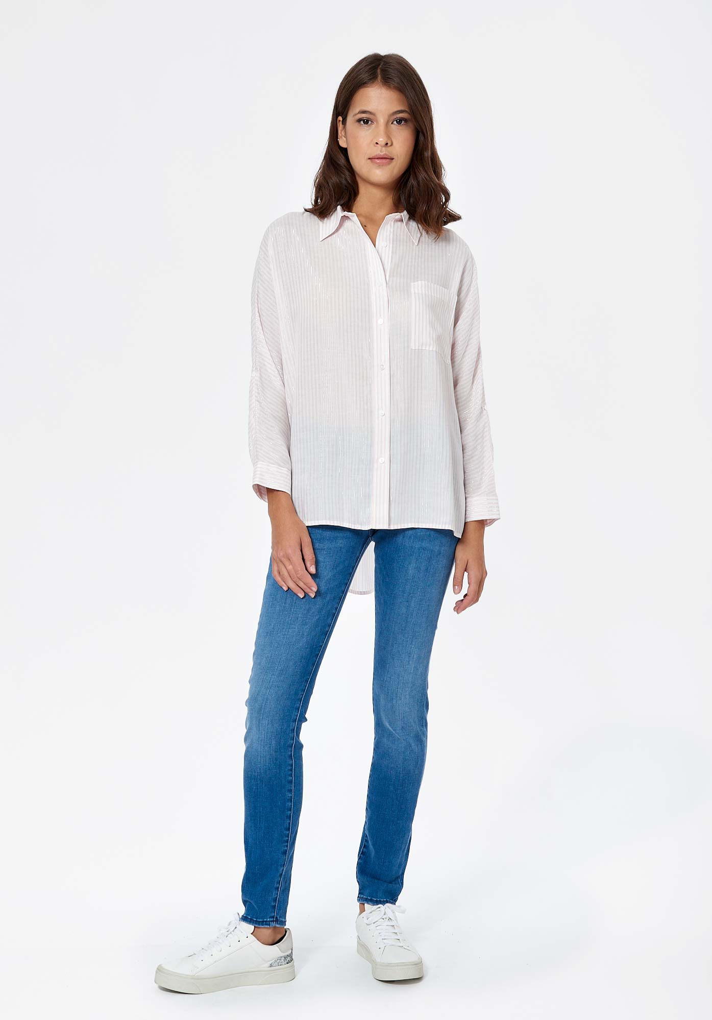 GOCHA  Chemise rose à rayures Femme
