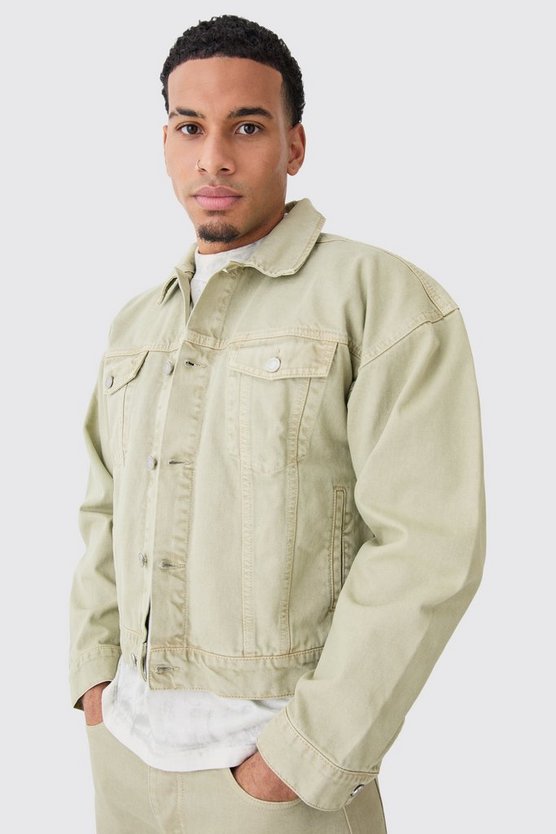Kastige Jeansjacke