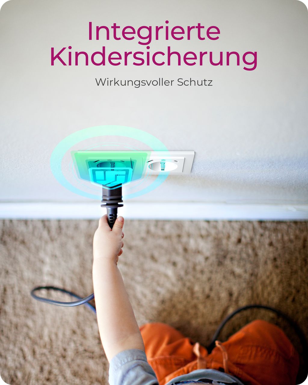 ICY BOX IB-MPS4200W-PD, Unterputz Steckdosenset mit USB PD Ladefunktion