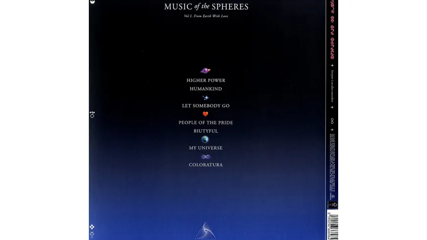 Music Of The Spheres Splattered Recycled Vinyl