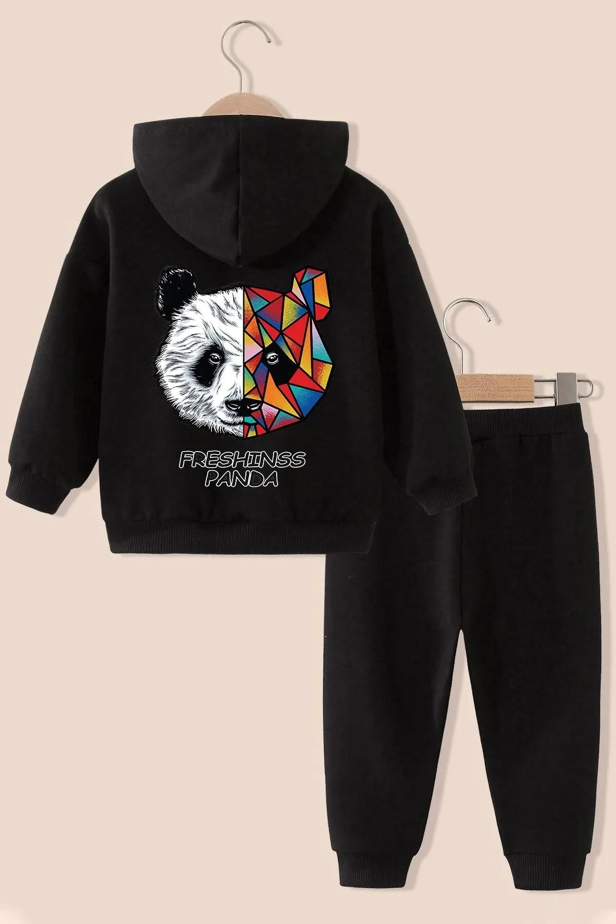 uyguntarz  Kinder-Panda-Trainingsanzug-Set