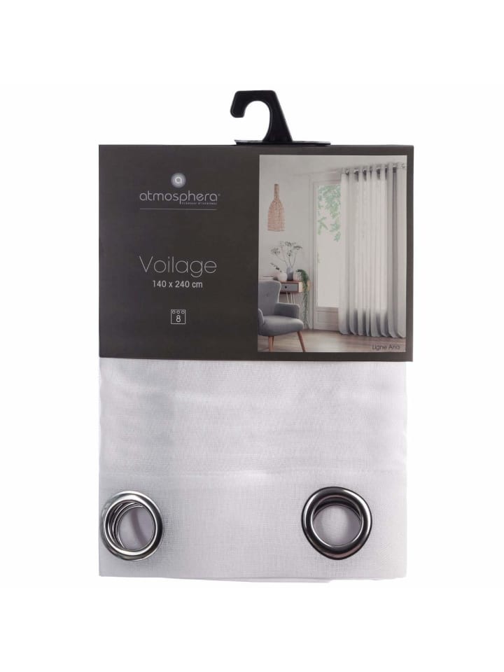 Atmosphera Créateur d'intérieur Fenstervorhang in weiß günstig kaufen onesize