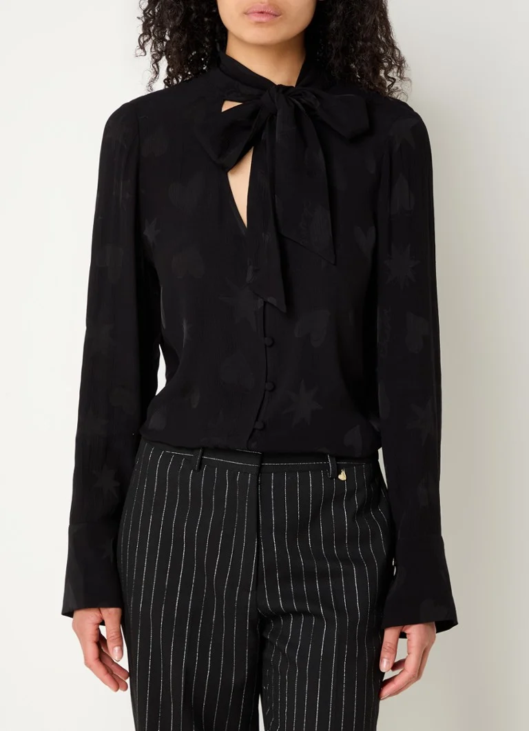 Camicetta Fabienne Chapot Minoes con motivo jacquard