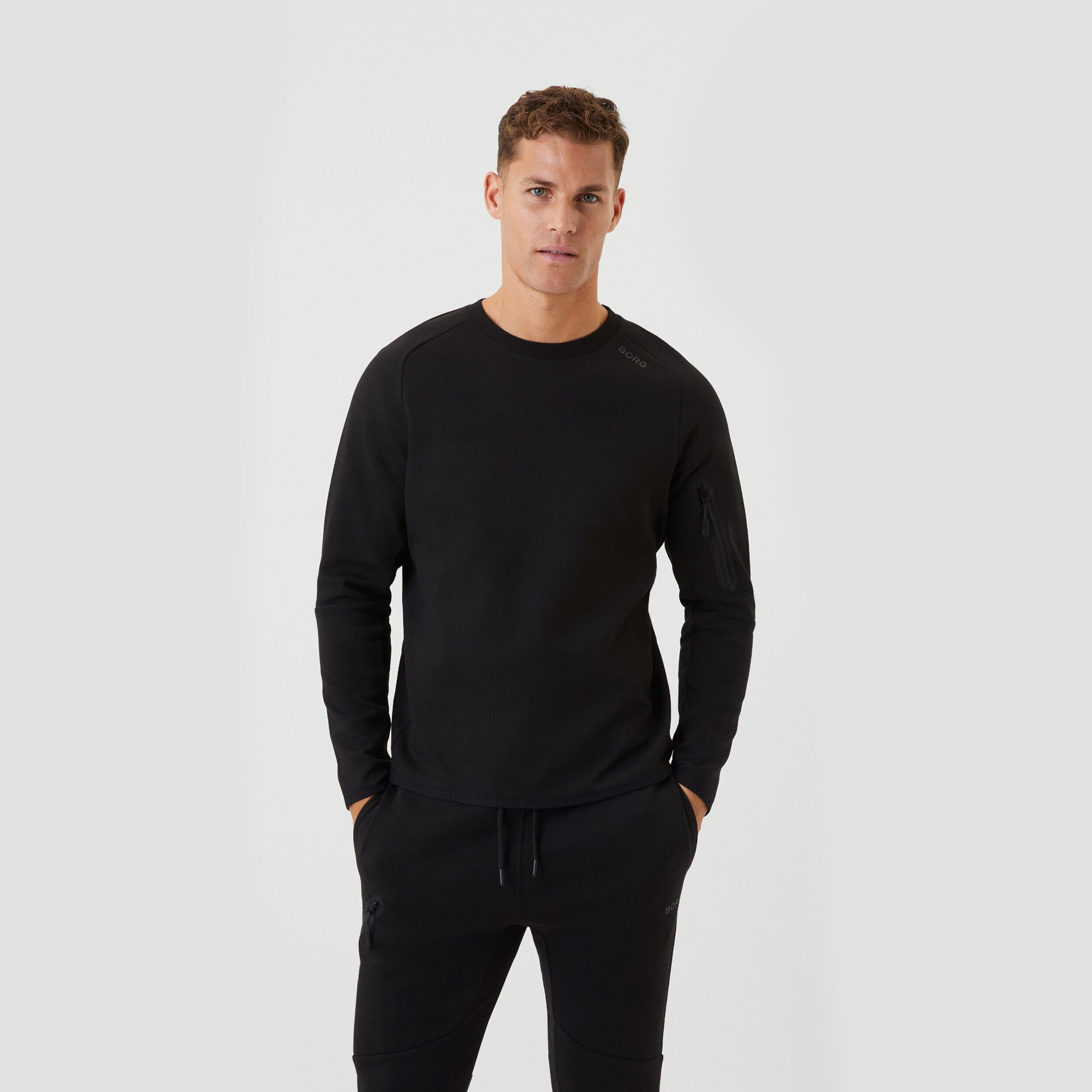 Tech Sweatshirt Herren - Schwarz