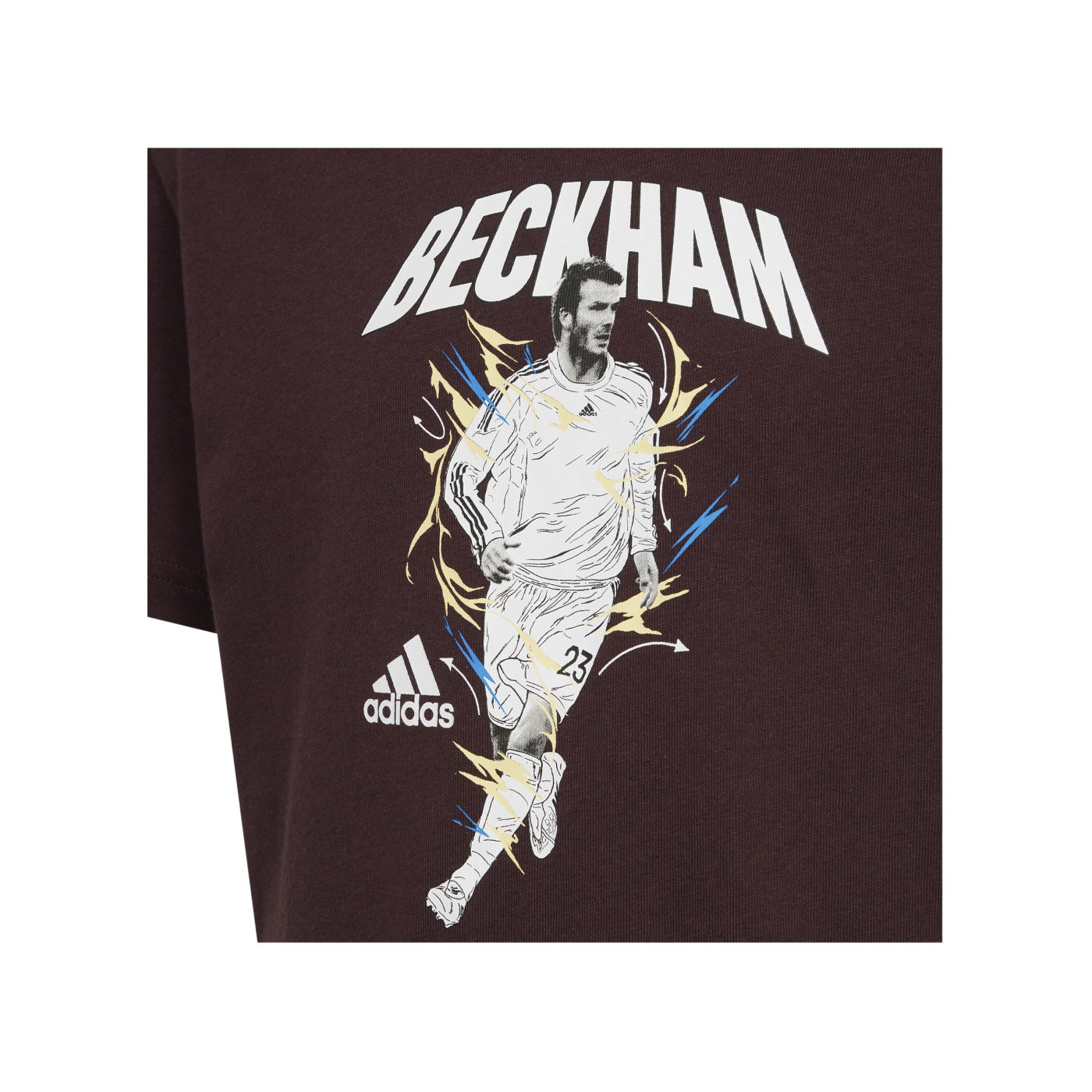 adidas Graphic Beckham T-Shirt Kids Rot
