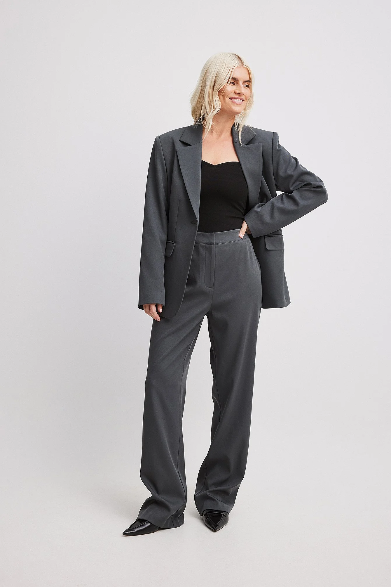 Schlaghose mit hoher Taille