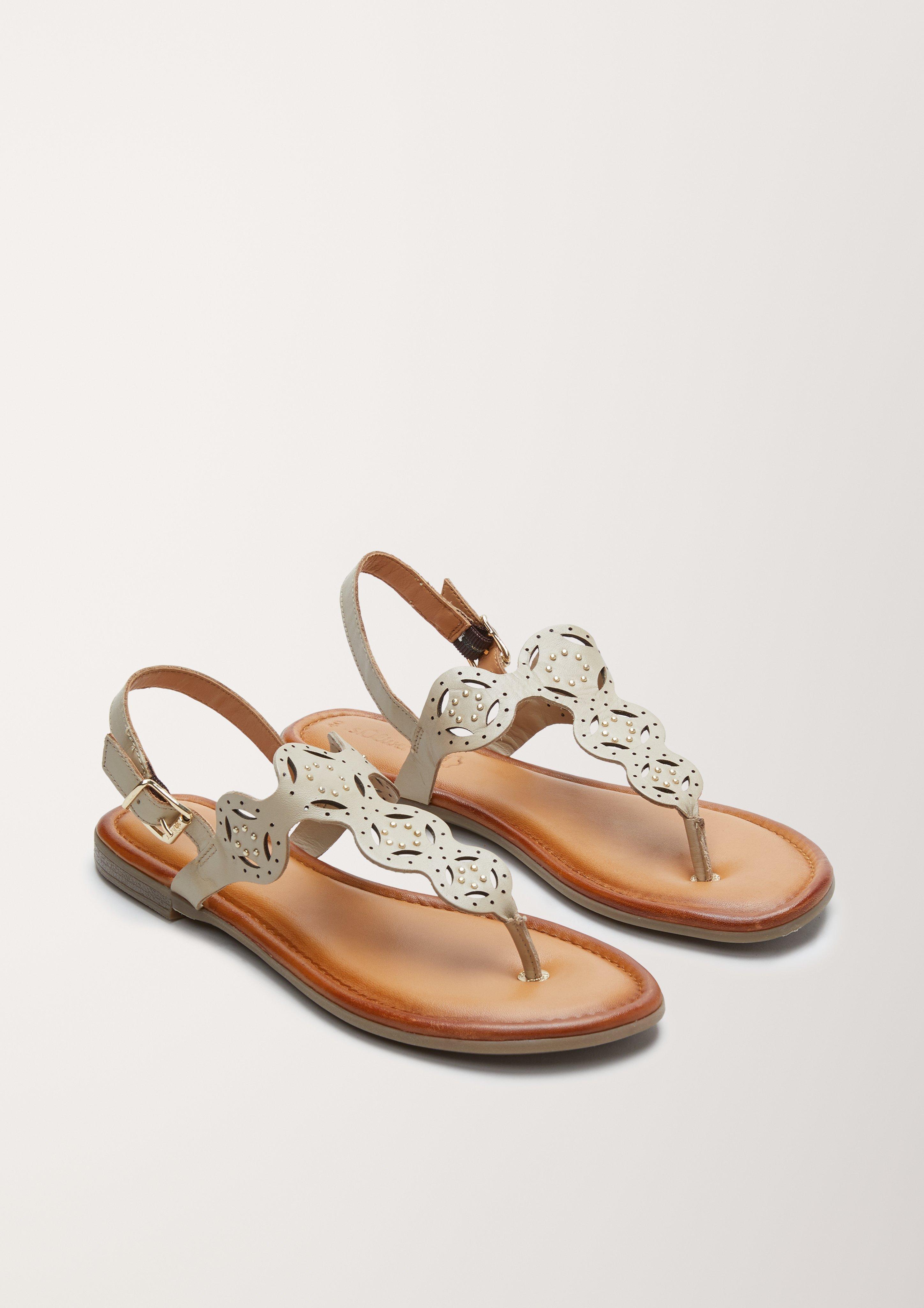 Sandalen aus Leder  6005763-400