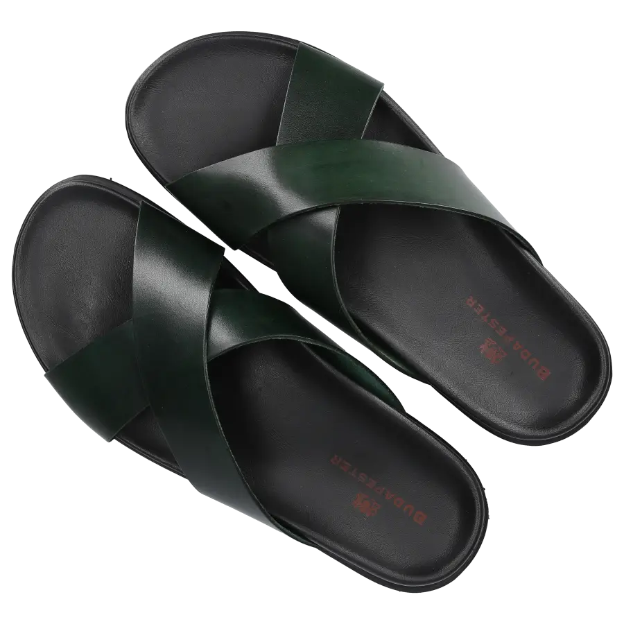 Budapester - Sandalen M5204 Kalbsleder - grün