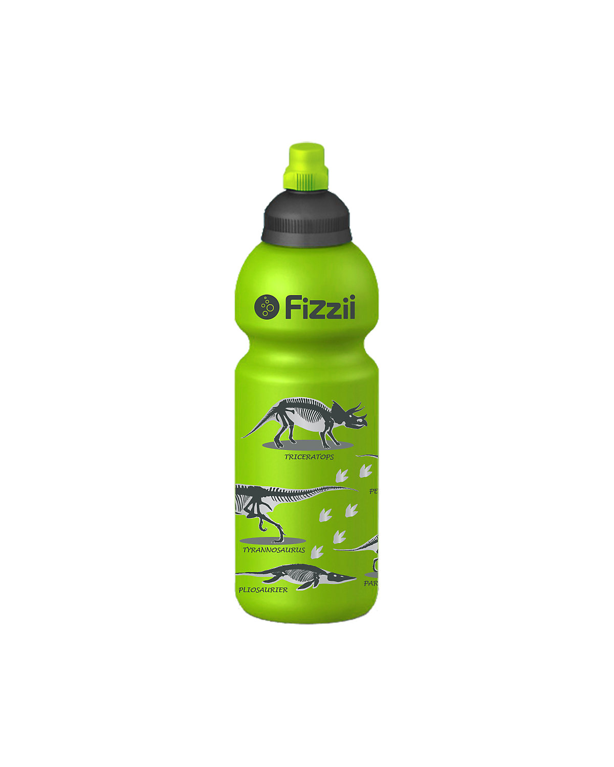 Trinkflasche Dino kiwi, 600 ml