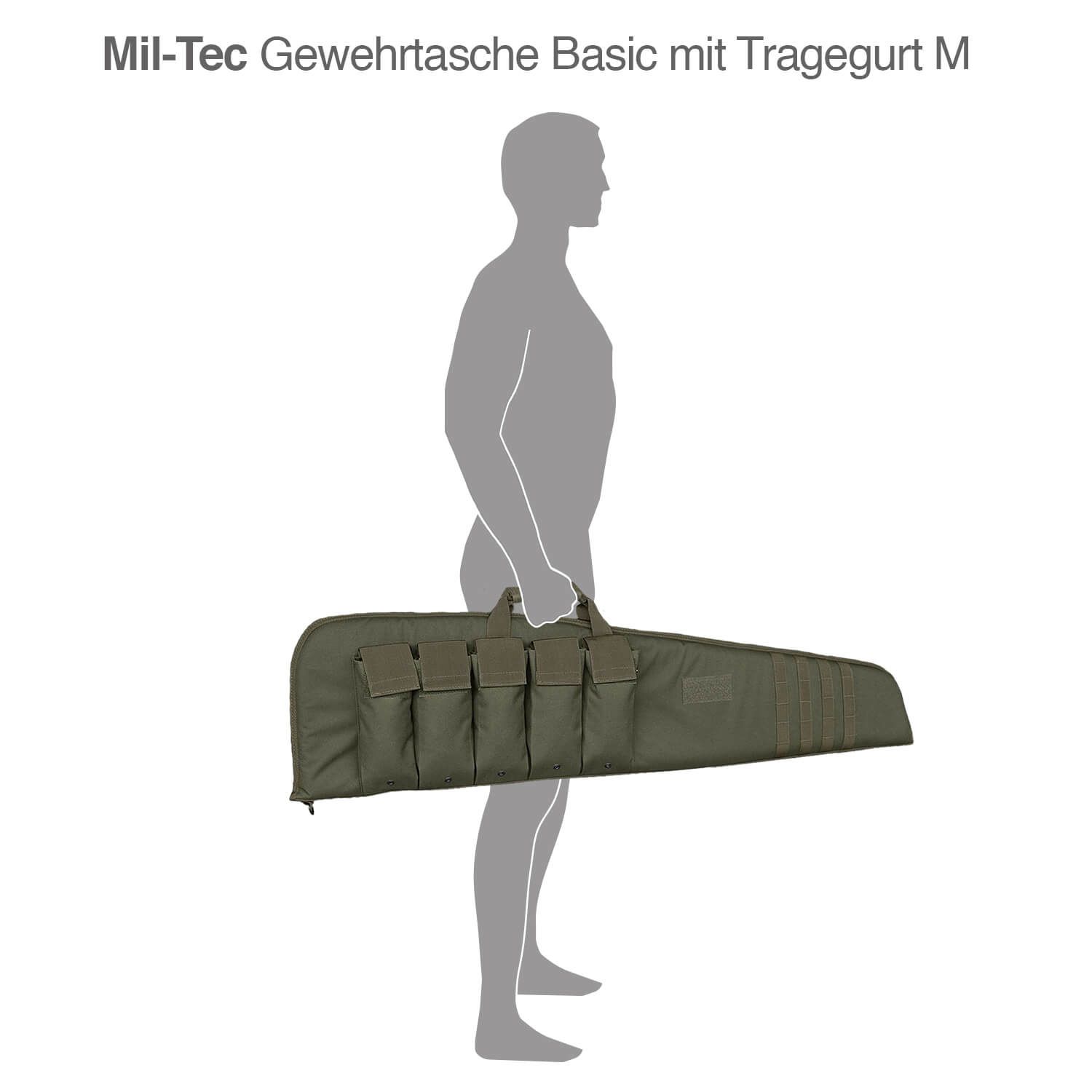 Gewehrtasche Basic mit Tragegurt