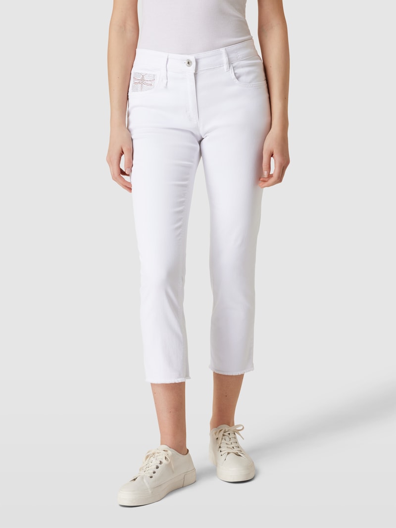 Jeans im 5-Pocket-Design Modell 'SARAH' in weiß