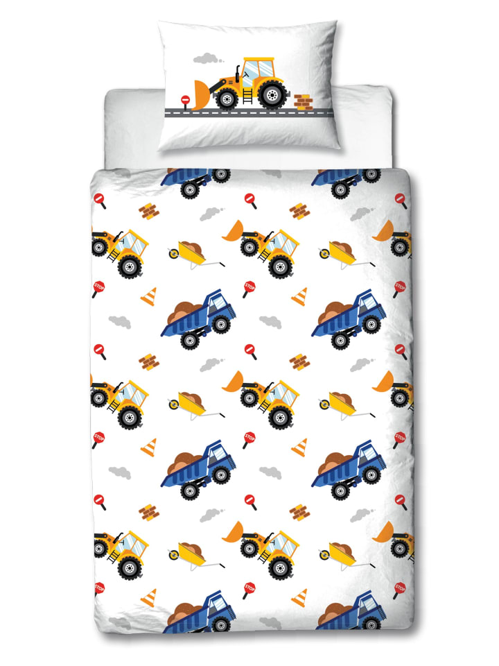 TRAUMHELDEN Baby Bettwäsche-Set Biber/Flanell 