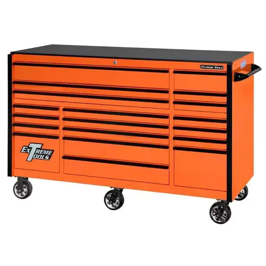 Extreme Tools DX Series 72” 17 Drawer Roller Cabinet