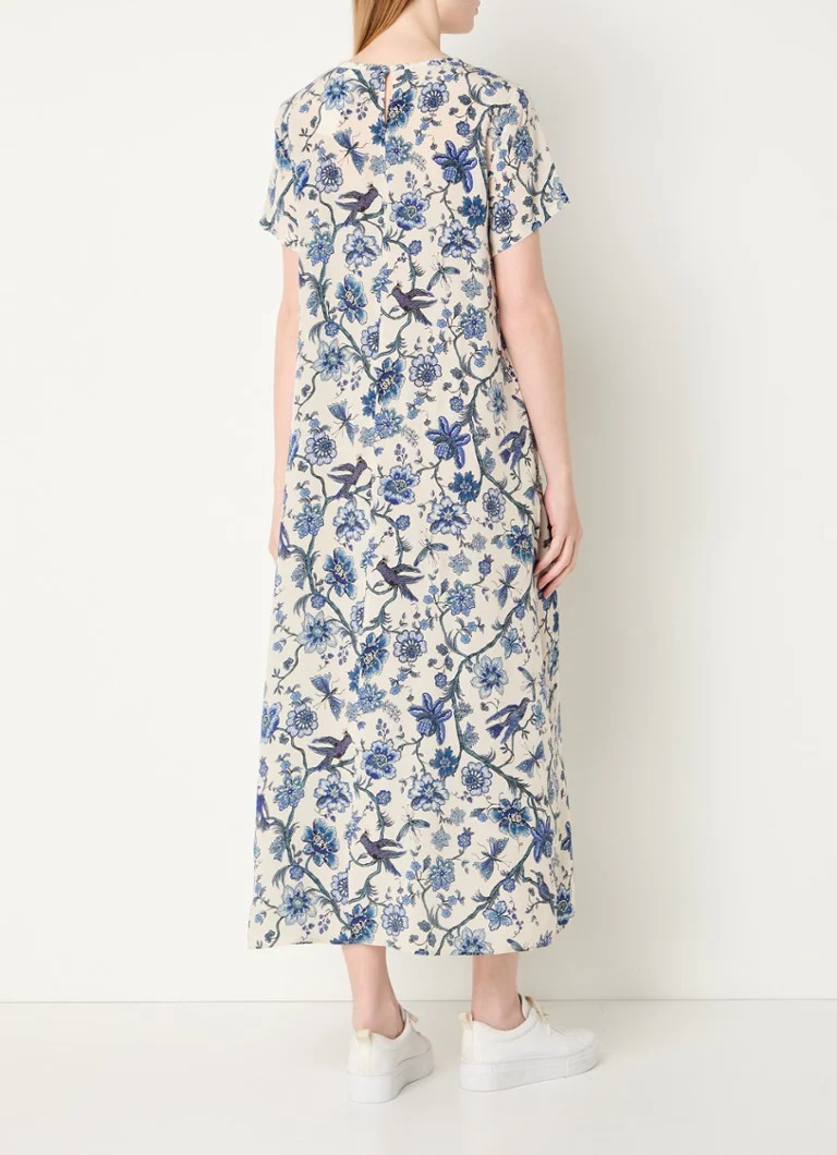 Abito midi in seta con stampa floreale MaxMara Revere