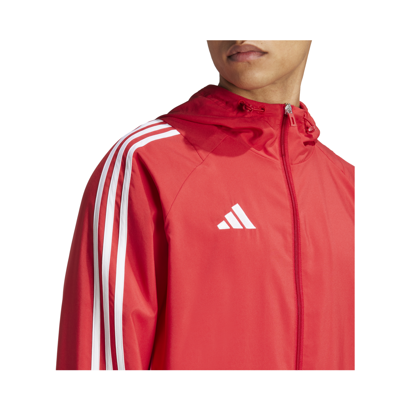 adidas Tiro 24 Windbreaker Rot Weiss