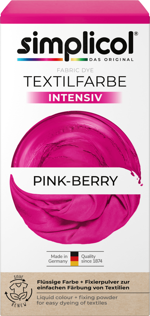 Textilfarbe intensiv Pink-Berry, 1 St