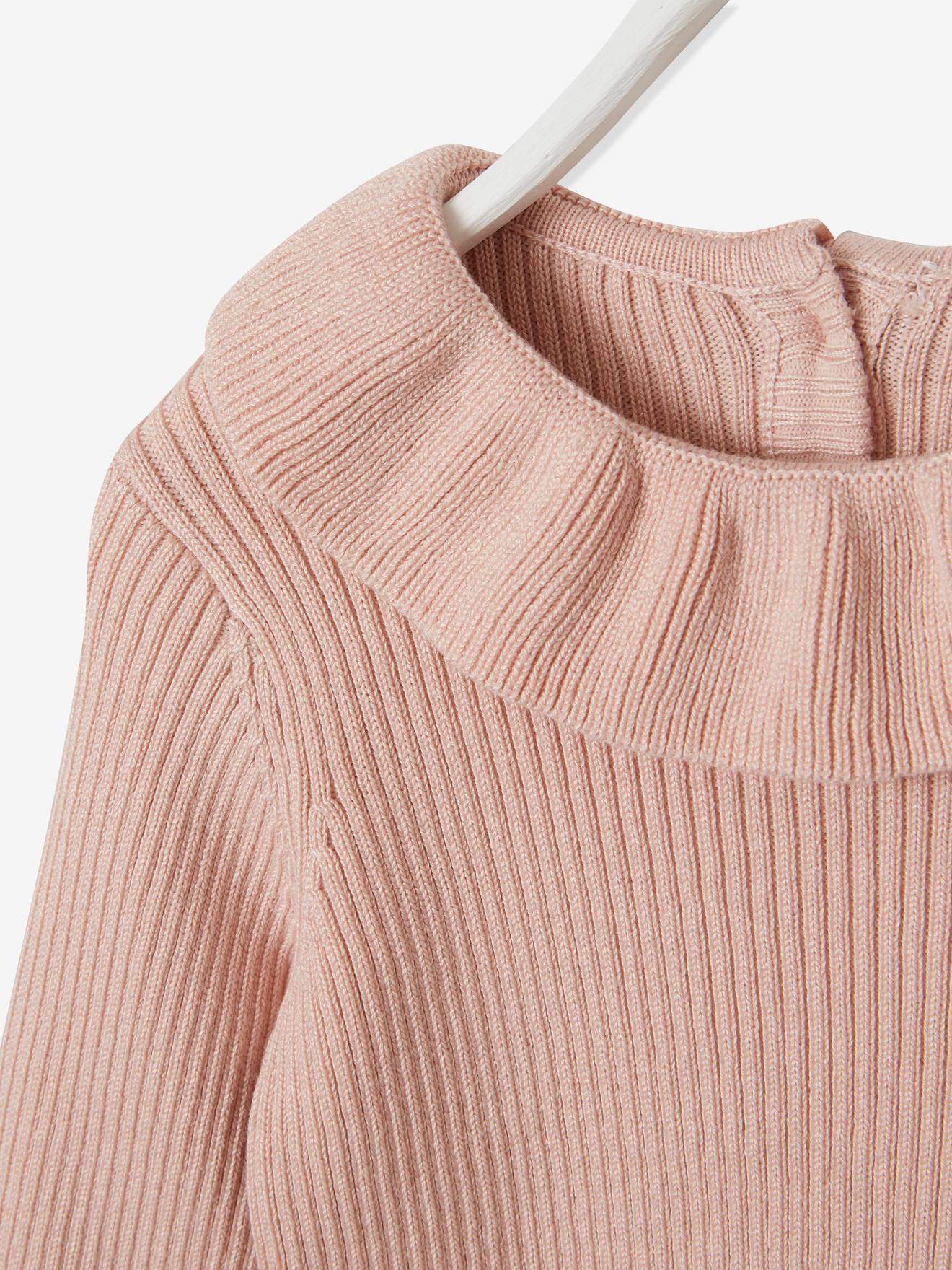 Vertbaudet Baby Pullover mit Kragen Oeko-Tex - bronze