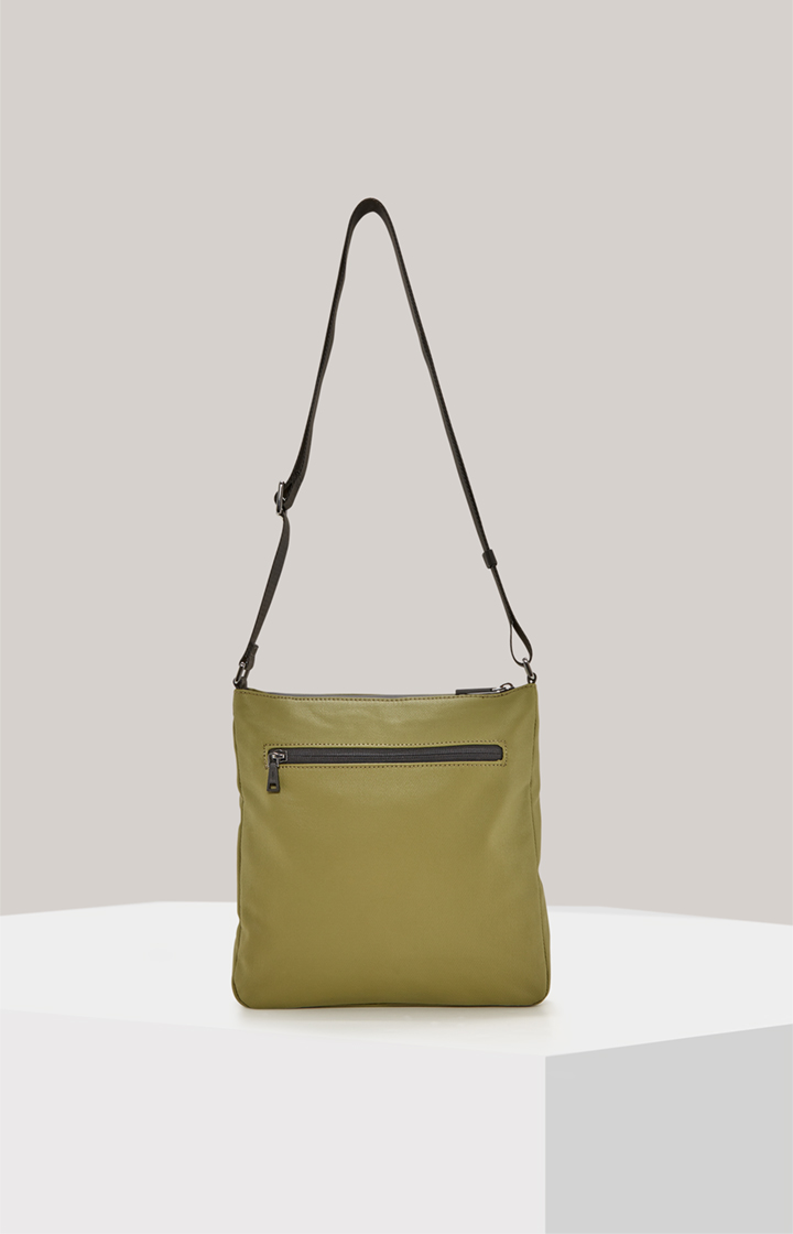 Schultertasche Marcena Milian in Grün/Schwarz
