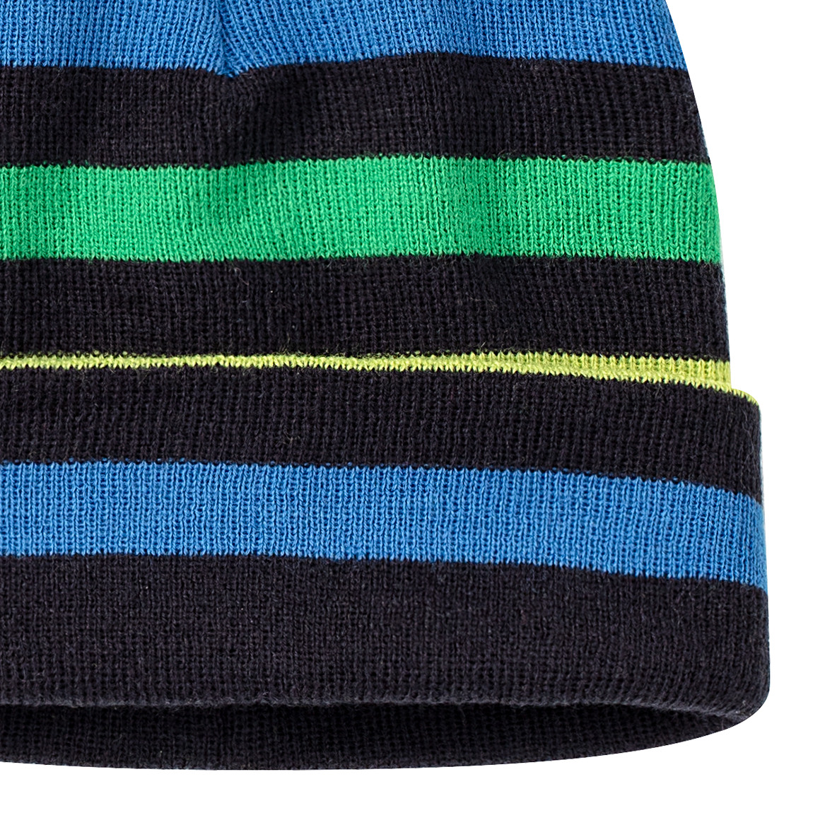 Jungen Strickmütze mit Streifen