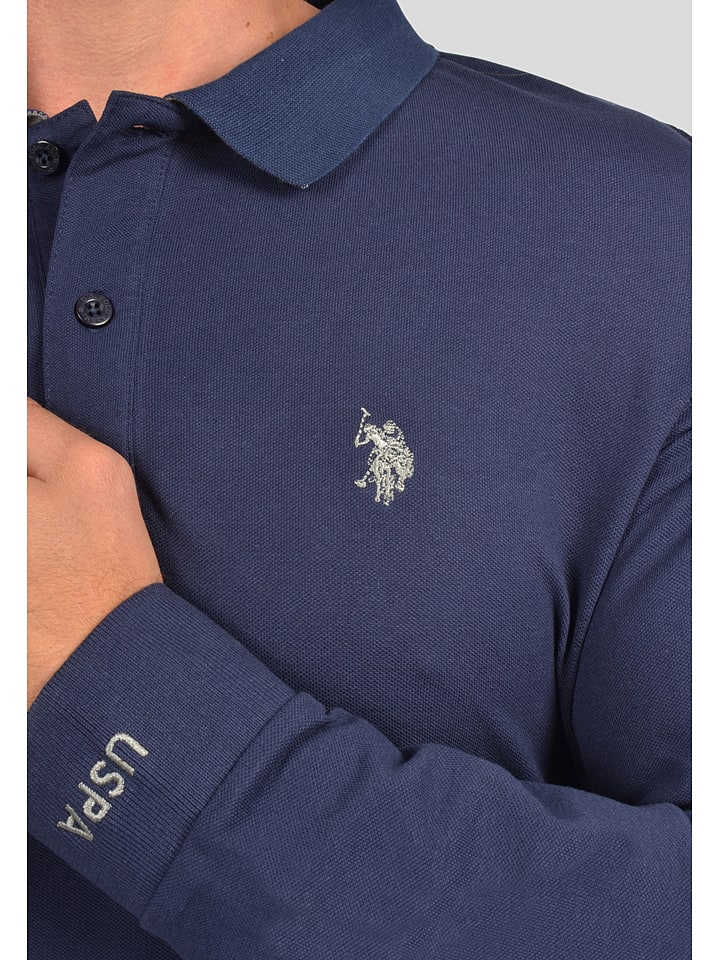 U.S. Polo Assn. Poloshirt in Dunkelblau günstig kaufen