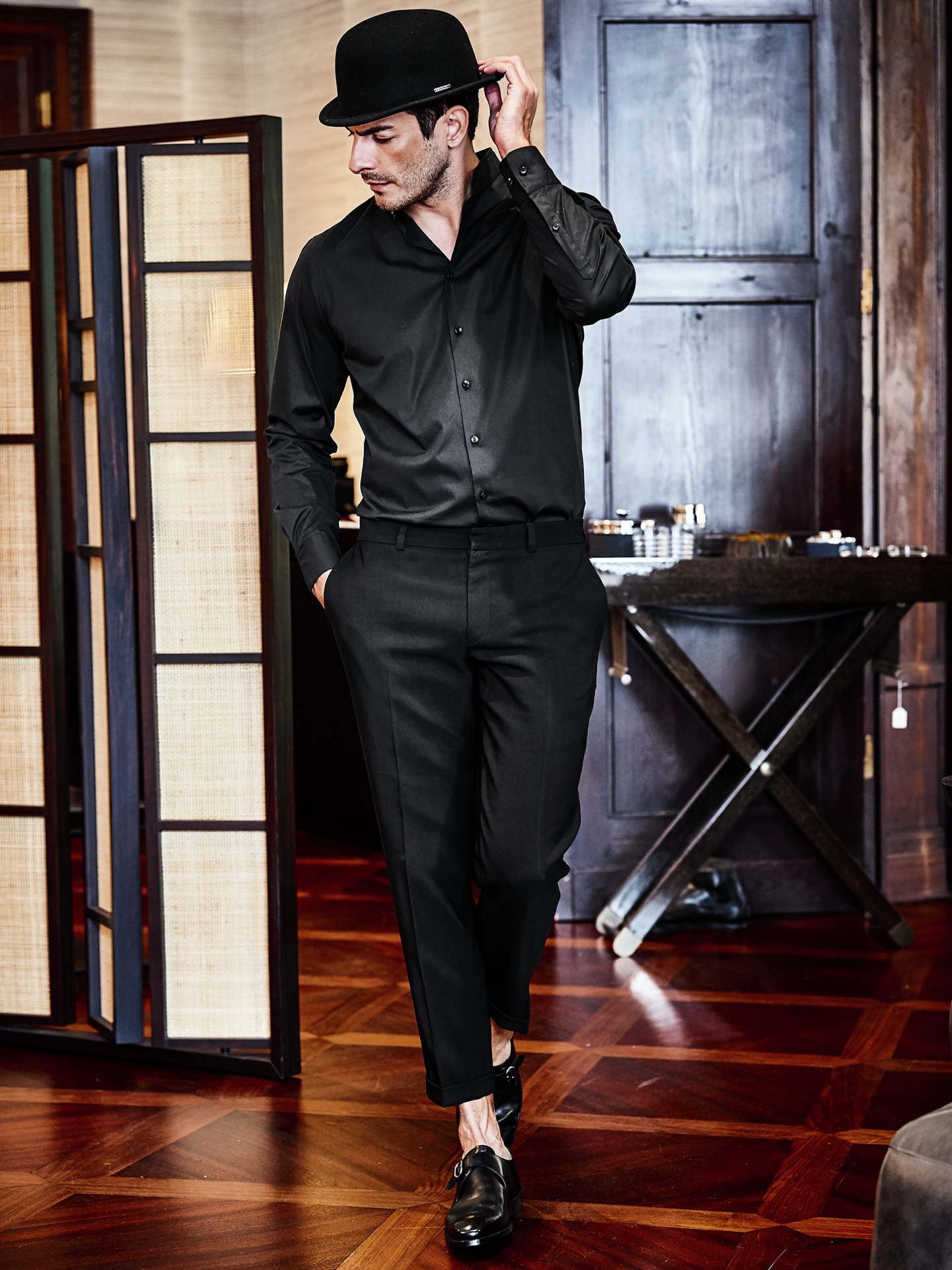 Piping-Hemd Slim Fit