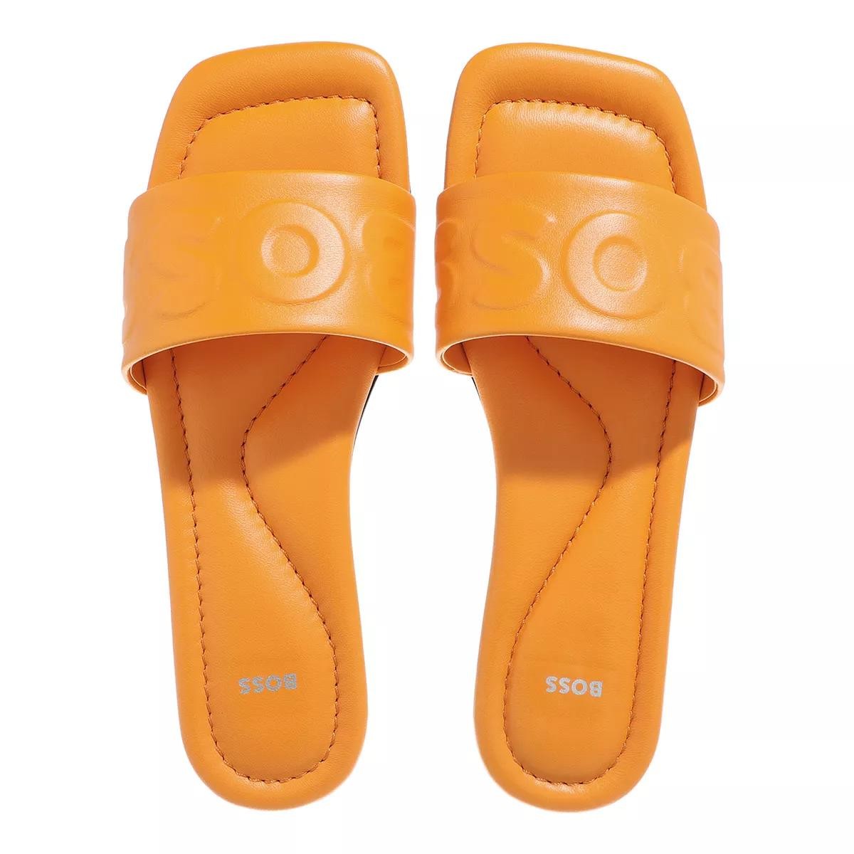 BOSS Pantoletten orange Slide