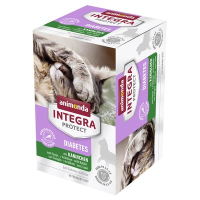 Sparpaket Animonda Integra Protect Adult Diabetes Schale 24 x 100 g