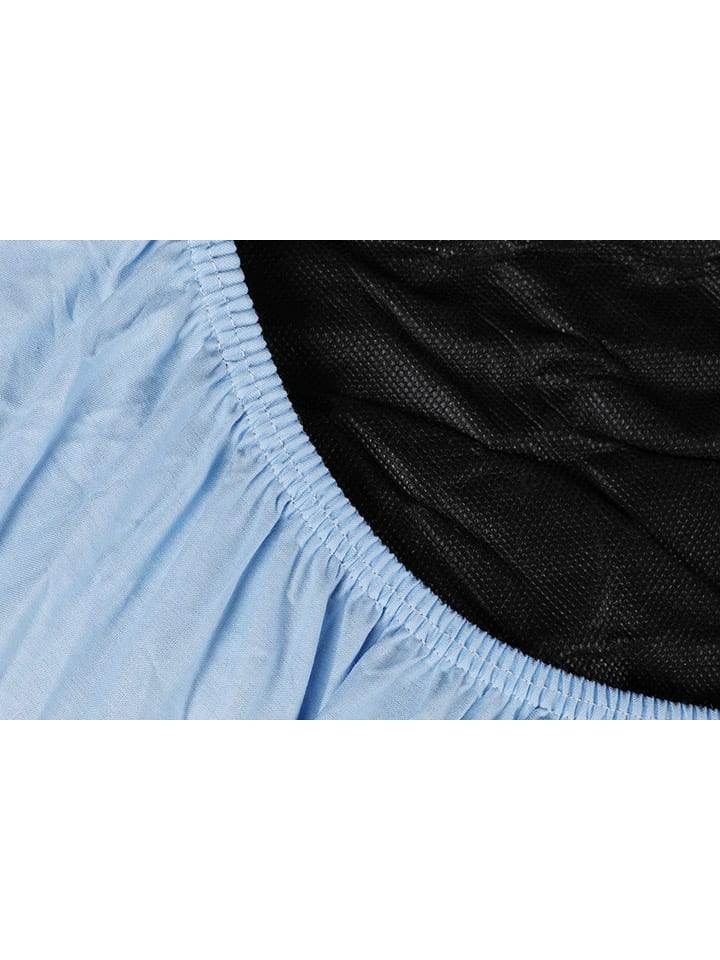 Elizabed Renforcé-Spannbettlaken in Blau günstig kaufen