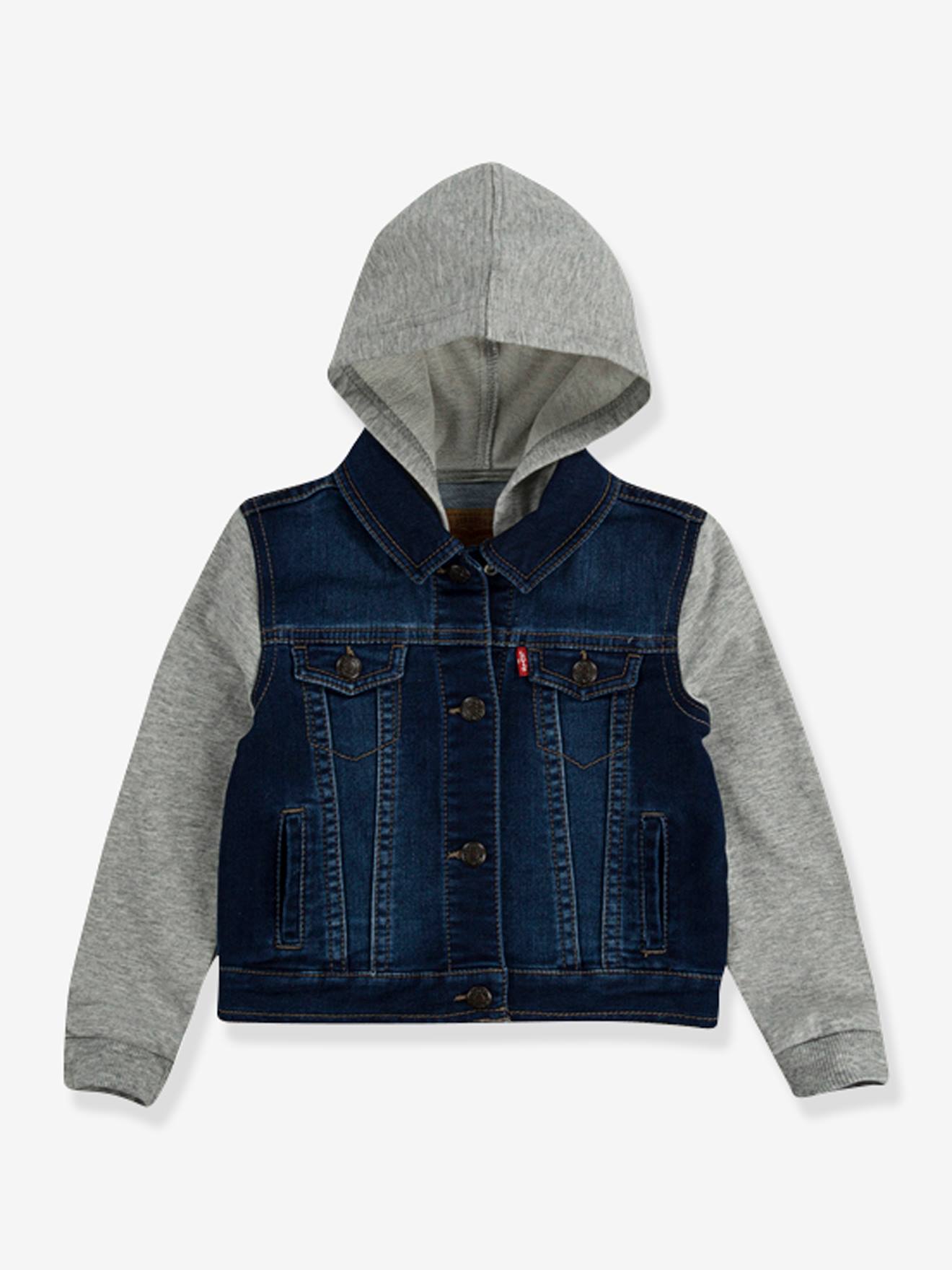 Levis Kinder Kapuzenjacke mit Materialmix Levi's - blau
