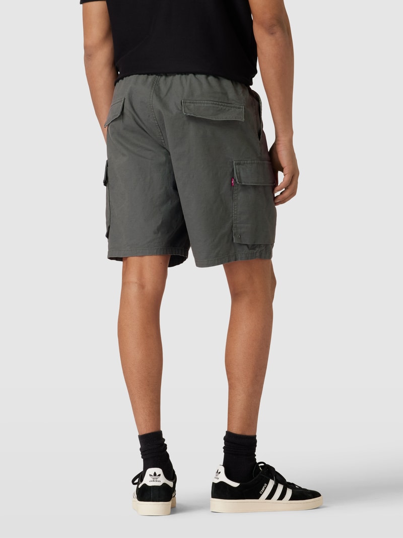 Cargoshorts mit Label-Detail Modell 'SURPLUS' in dunkelgrau