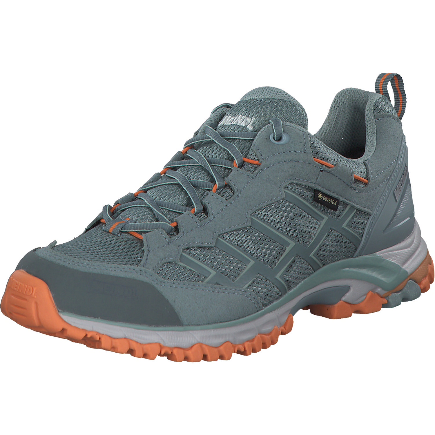 Meindl Caribe Lady GTX 3823, Trekkingschuhe, Damen, linde/orange