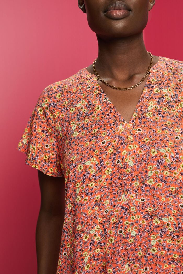 Bluse mit Muster, LENZING™ ECOVERO™