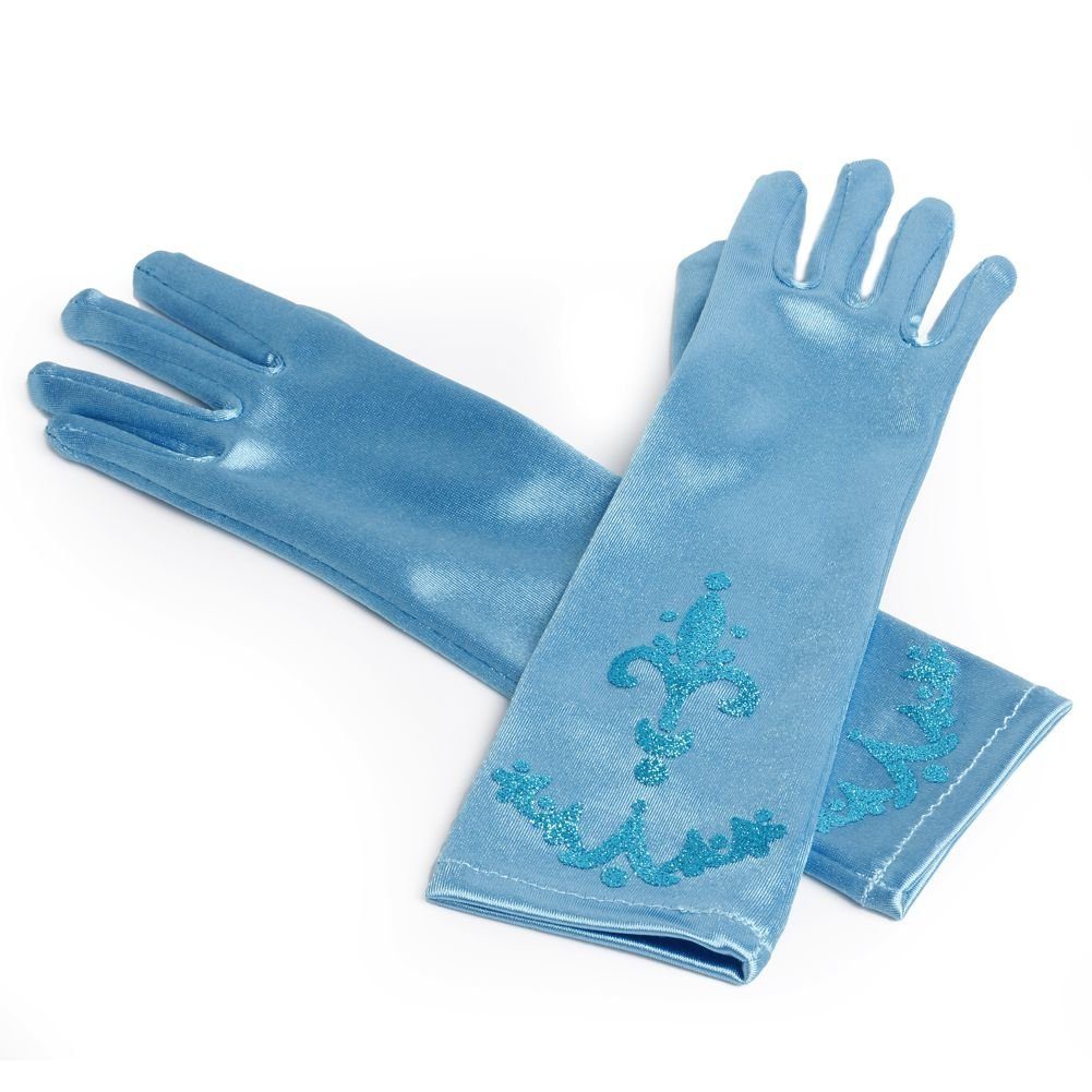 Katara Prinzessin-Kostüm Eiskönigin Elsa Handschuhe oder Diadem Bundle, Elsa, Cinderella, Dornröschen, Prinzessin, Fasching Kostüm Karneval