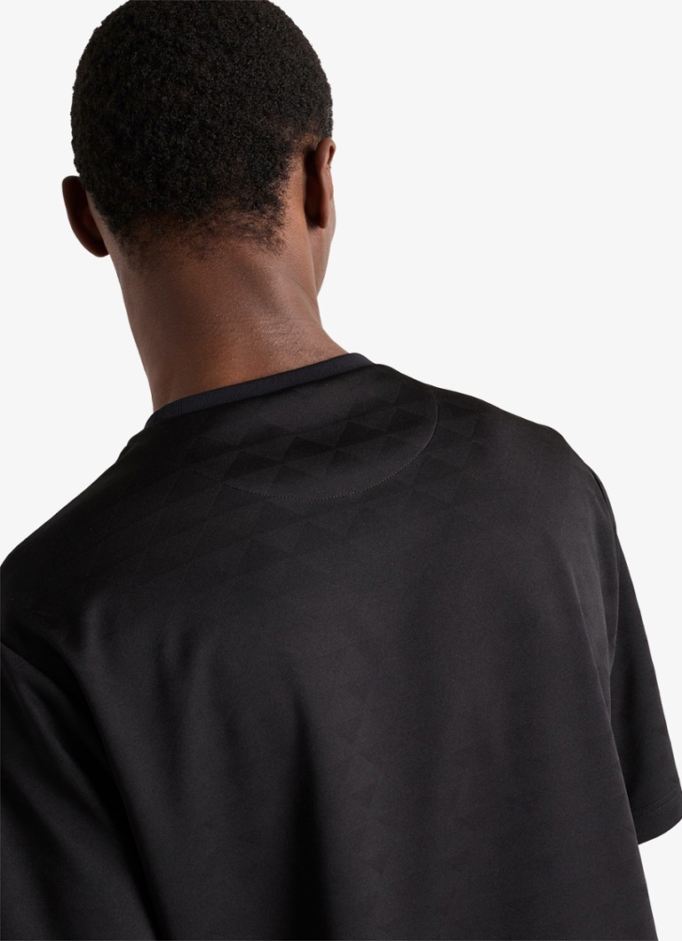 Prada  Oversized T-shirt met jacquard dessin en logo