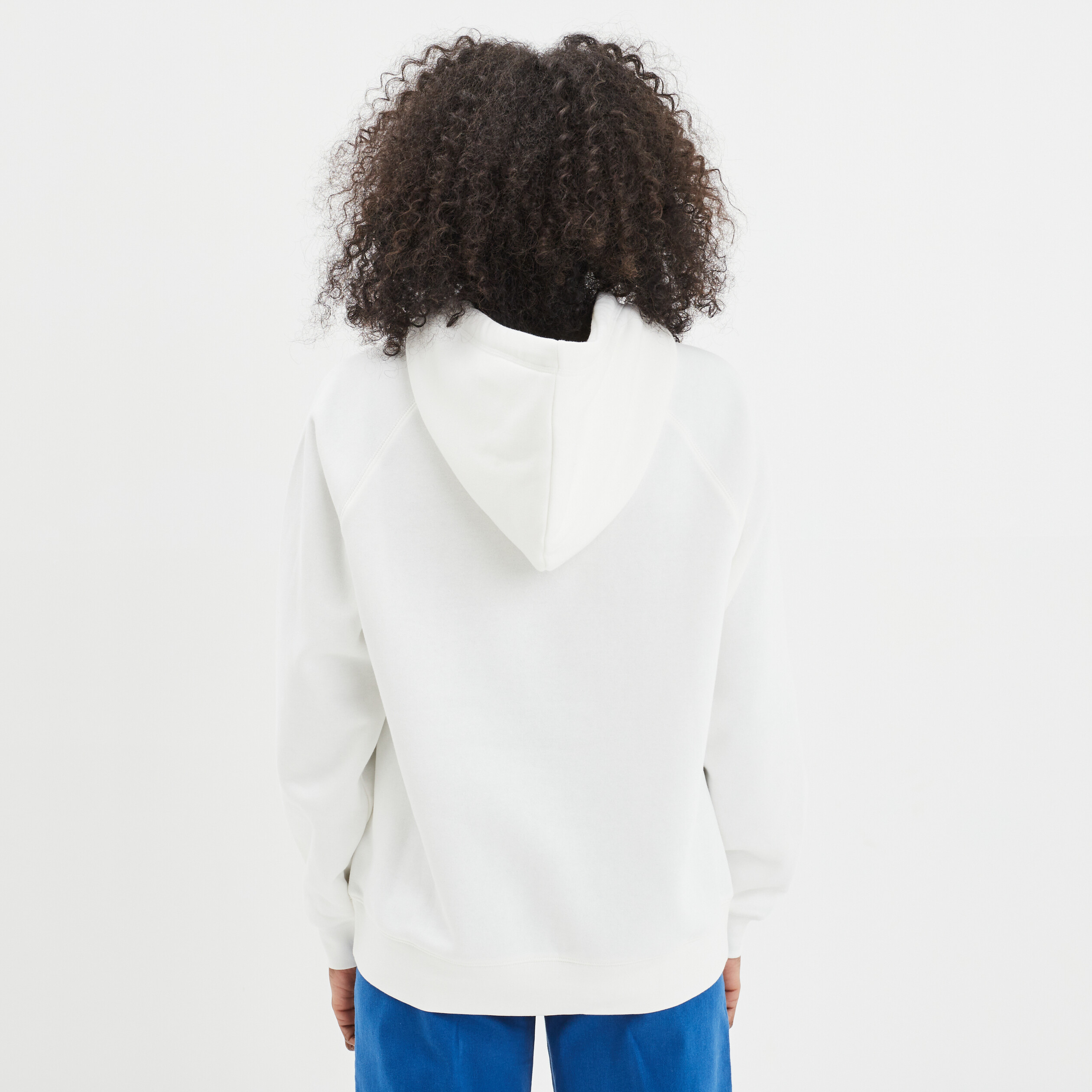 Sweat à capuche hoodie blanc femme | La Halle