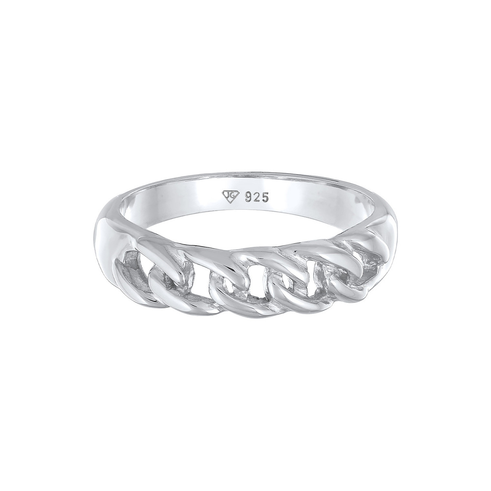 Elli Elli Bague Femmes Nœuds Chaînes Design en Argent Sterling 925 Bague
