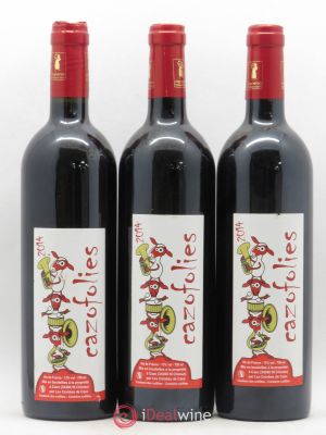 Vin de France Cazofolies Combes de Cazo 2014 - Lot de 3 Bouteilles