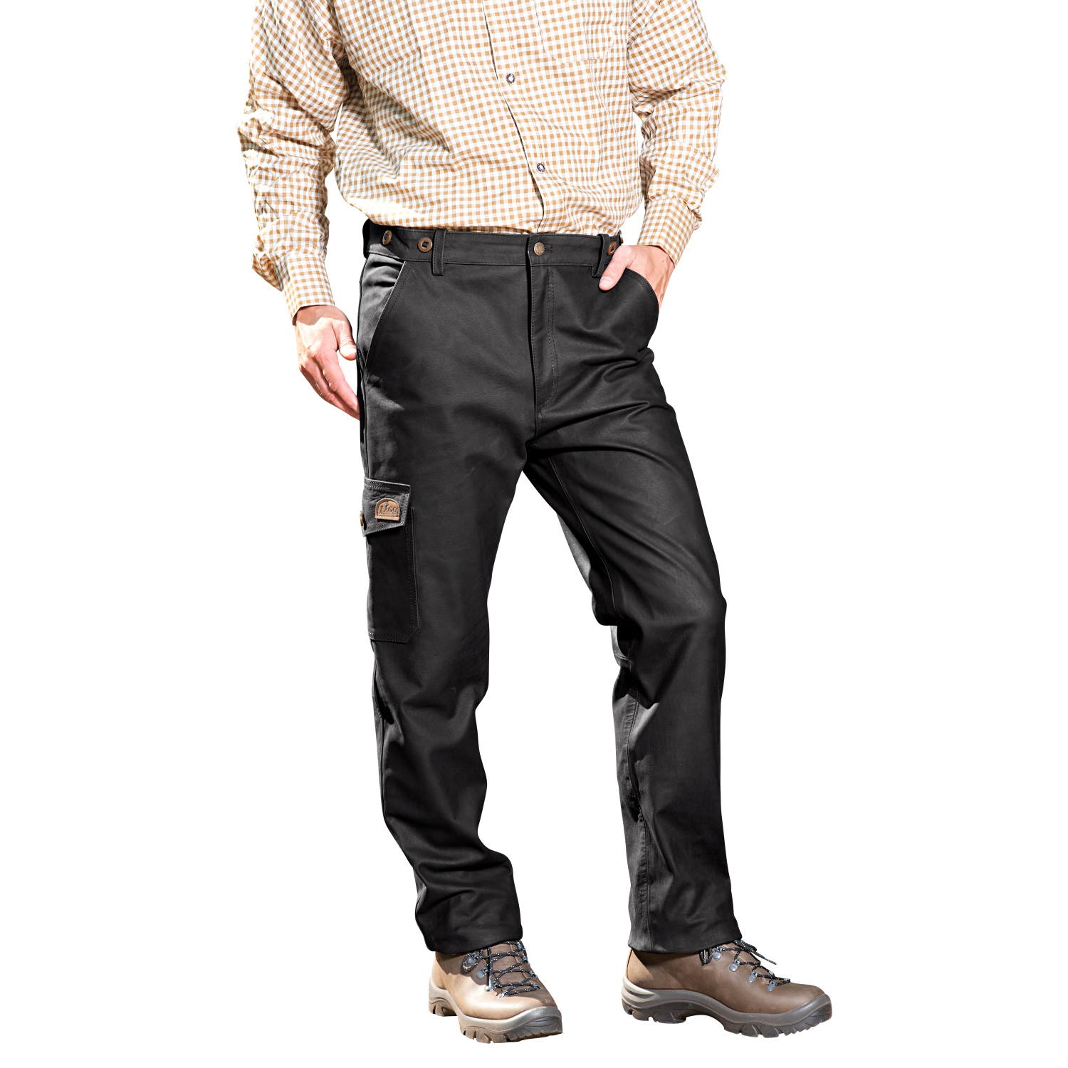 il Lago Prestige Herren Nubuk Lederhose Sprinz