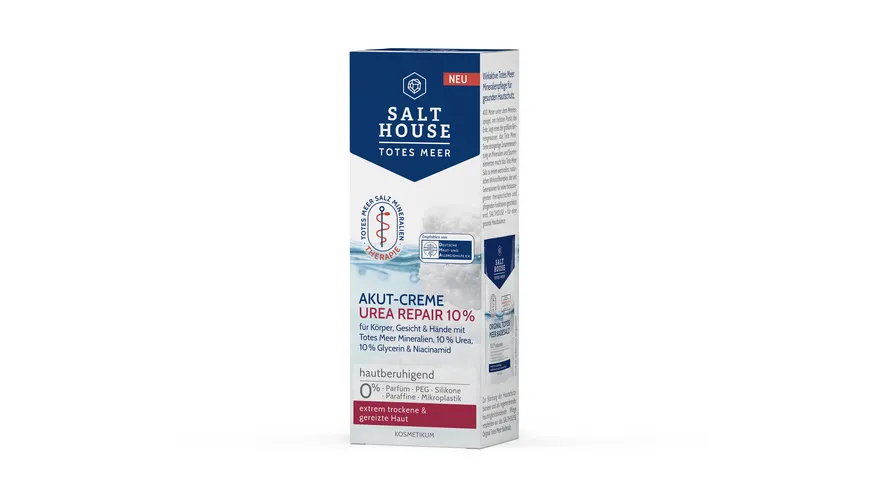 SALTHOUSE Totes Meer Therapie Akut-Creme Urea Repair 10% 100 ml