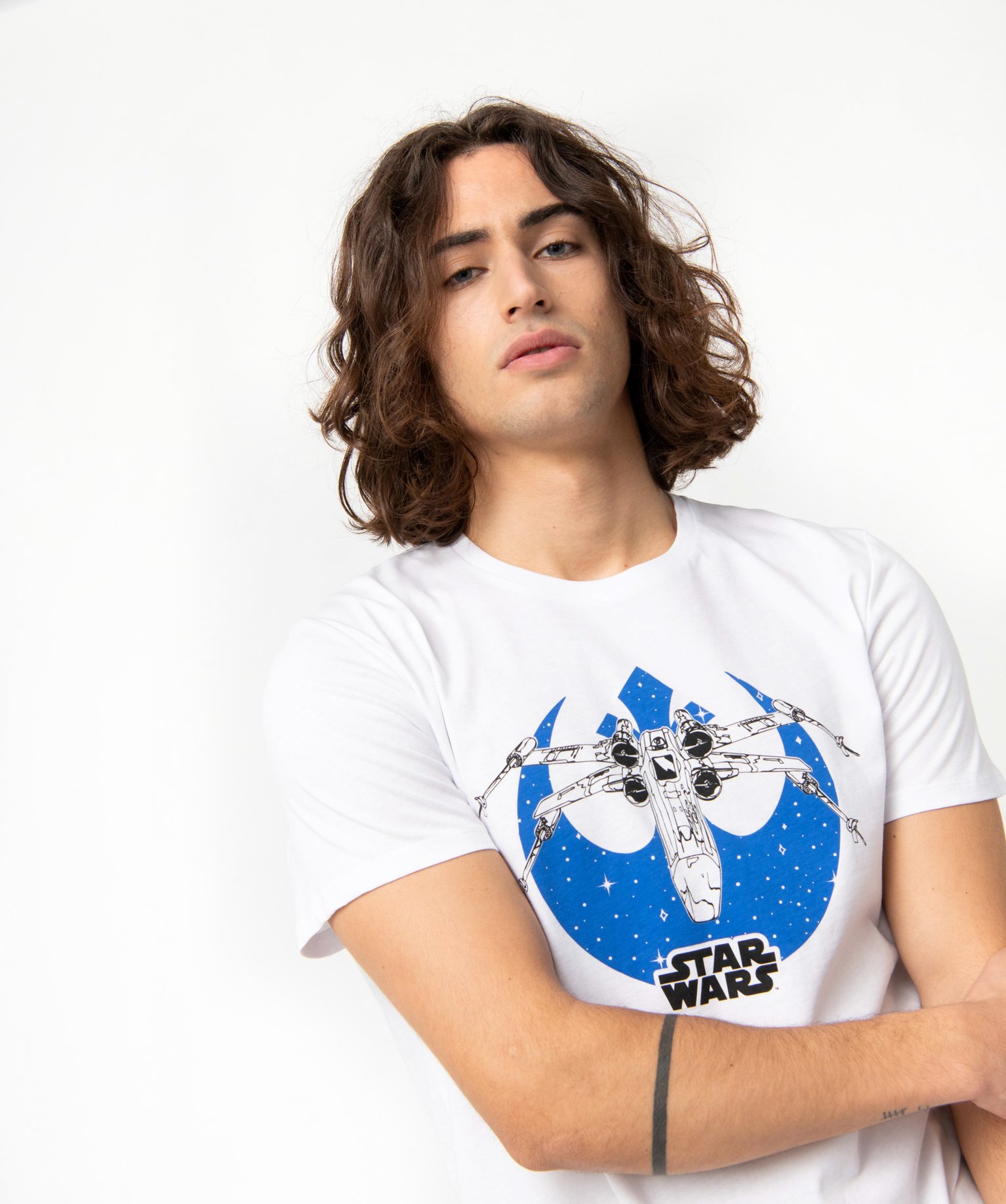 Tee-shirt homme à manches courtes et motif - Star Wars blanc | GEMO