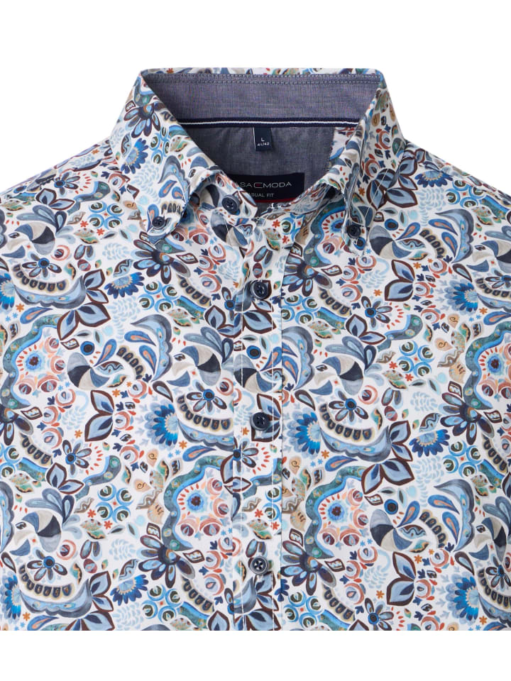 CASAMODA Freizeithemd in Blau günstig kaufen